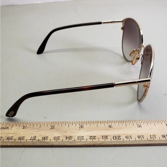 Tom Ford Gray/ Brown Tortoise Shell Sunglasses Prescription - Picture 4 of 10